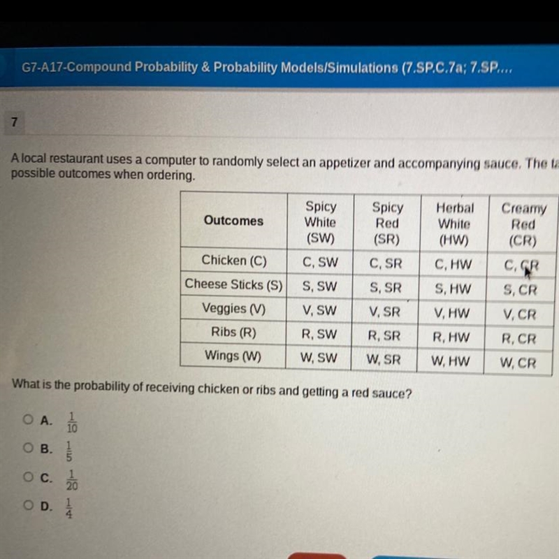 A local restaurant uses a computer to randomly select an appetizer and accompanying-example-1