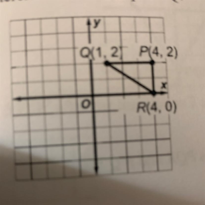 What are the coordinates of the image of point P after APORis rotated 90° counterclockwise-example-1