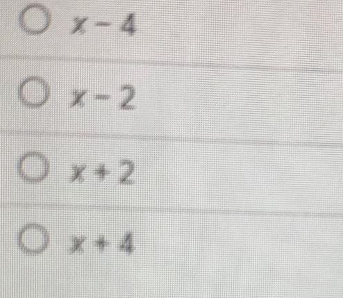 I need help with this question please Identify the binomial that is a factor of the-example-2