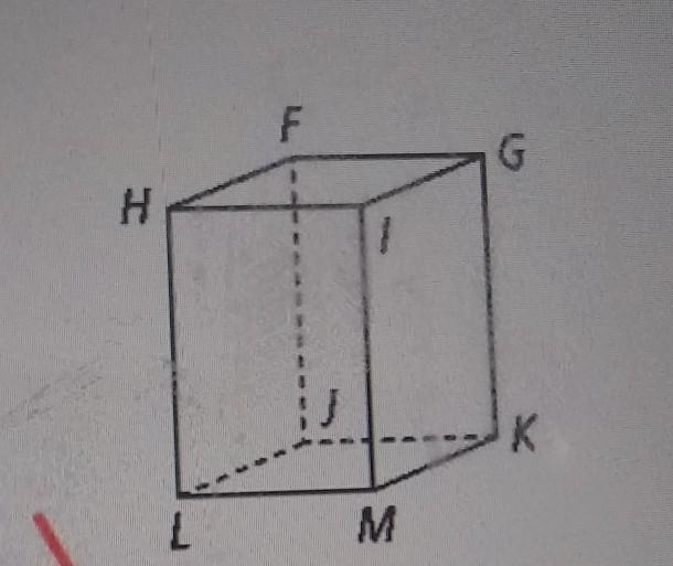 Name two lines that are:parallel to plans HFJLskew to LM-example-1