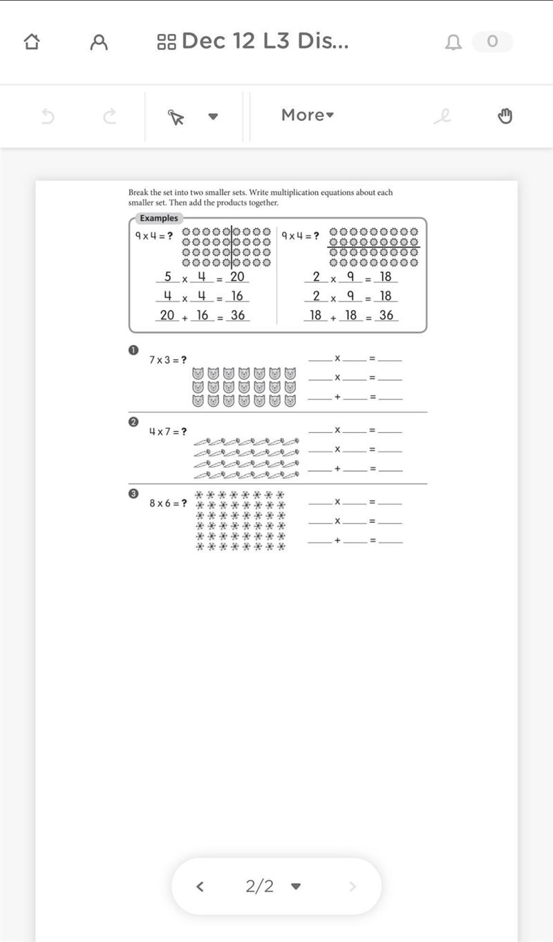 Solve (1) 7 x 3=? (2) 4 x 7=? (3) 6 x 5=?-example-1