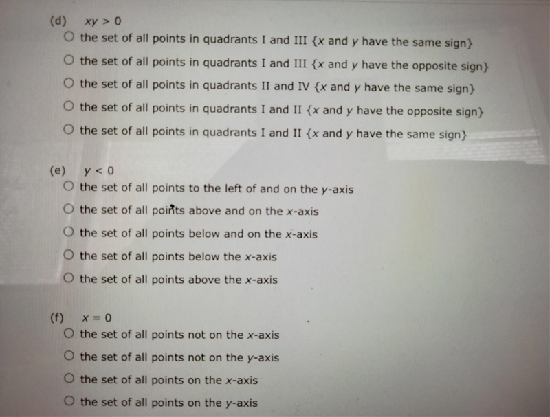 NO LINKS!! Describe the set of all points P(x, y) in a coordinate plane that satisfy-example-1