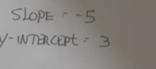 Write the equation if the line for the following problems y=mx+b-example-1