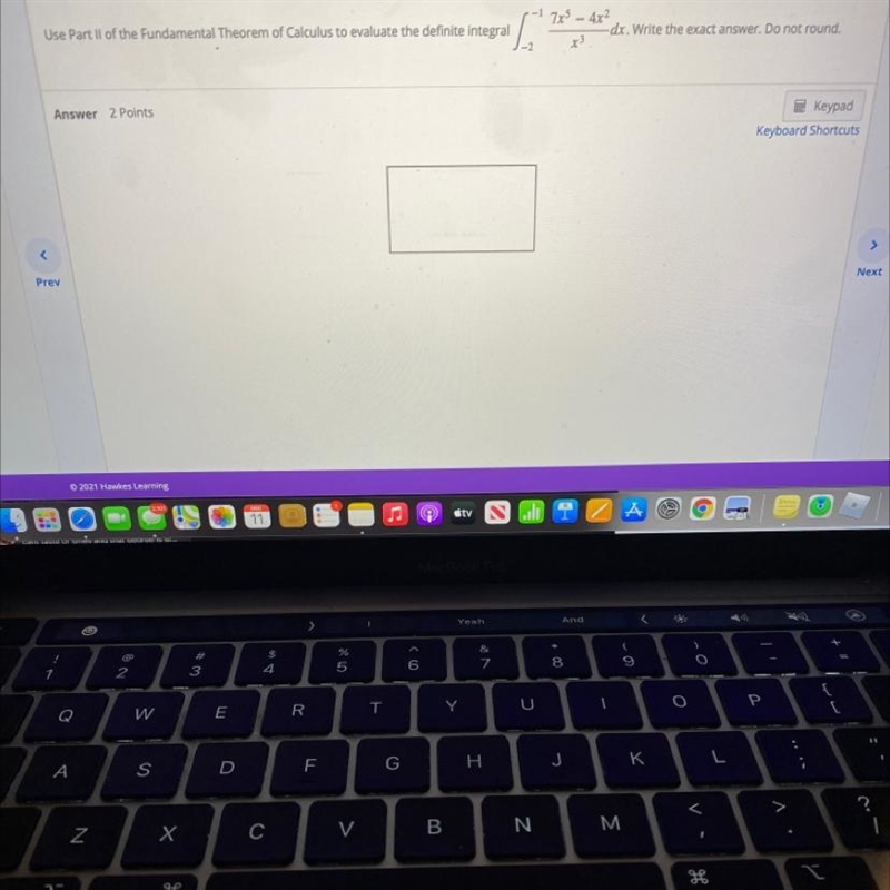 Use Part Il of the Fundamental Theorem of Calculus to evaluate the definite integral-example-1