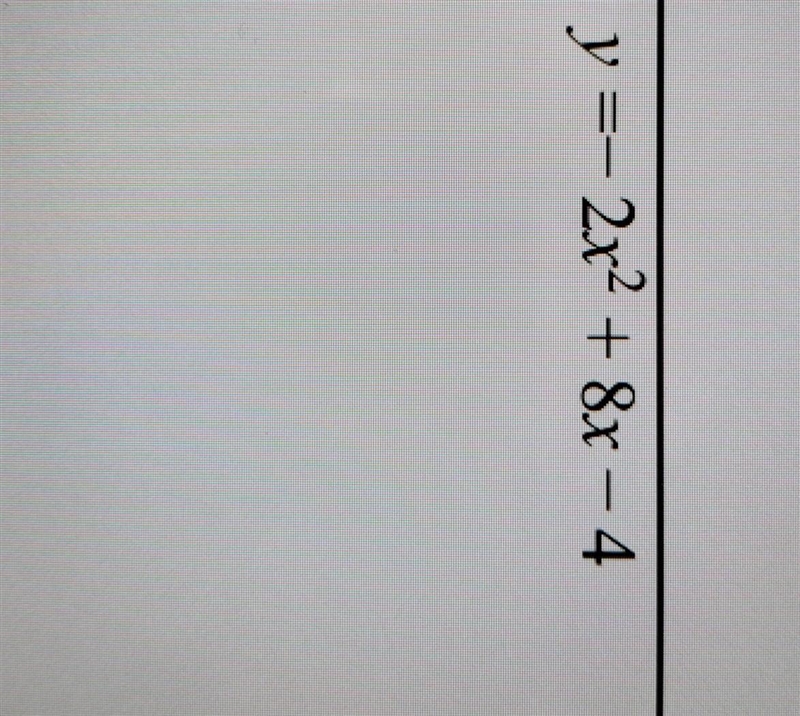 algebra 1B CPcomplete the square of the function and identify the maximum or minimum-example-1