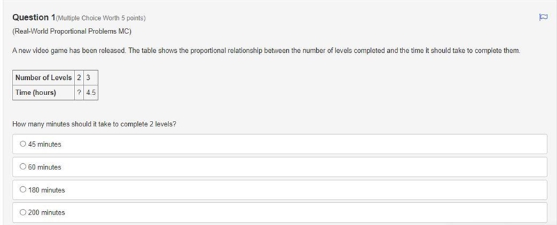 A new video game has been released. The table shows the proportional relationship-example-1