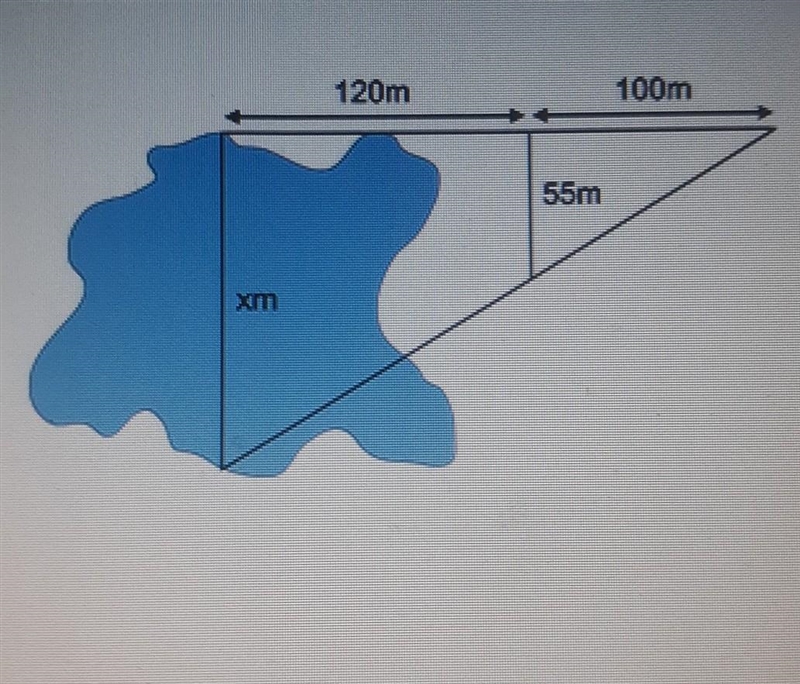 The city of Seward plans to build a bridge across Copperfield Lake. Use the information-example-1