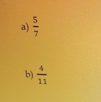 Create 2 new equivalent fractions by multiplying the numberator and denominator of-example-1