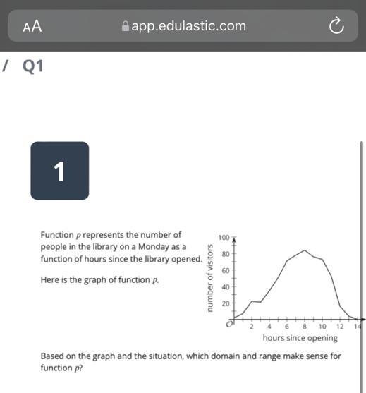 A -Domain: all numbers from 0 to 85. Range: all numbers from 0 to 14 B -Domain: whole-example-1