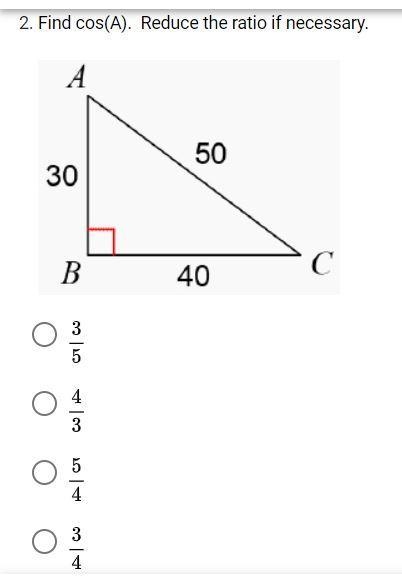 Sine, Cosine, Tangent question below-example-1