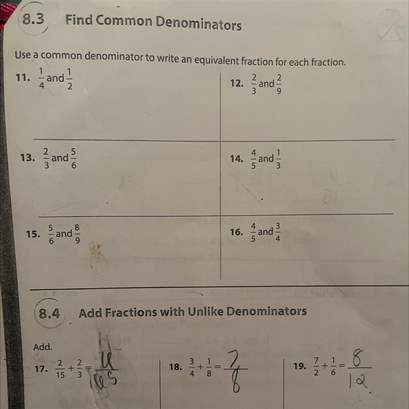 I need help understanding number 11 and 12 please-example-1