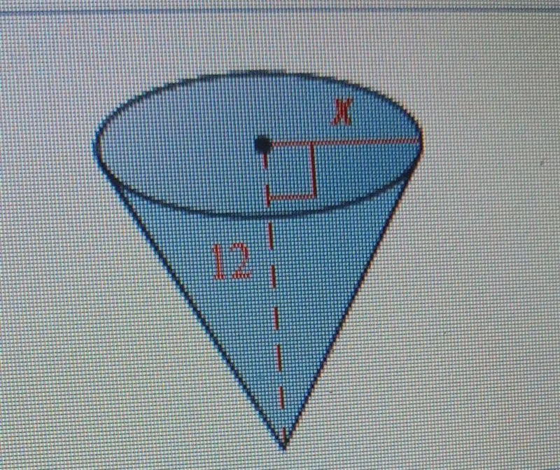 Find the value of the variable in the figure . the diagram is not to scale .volume-example-1