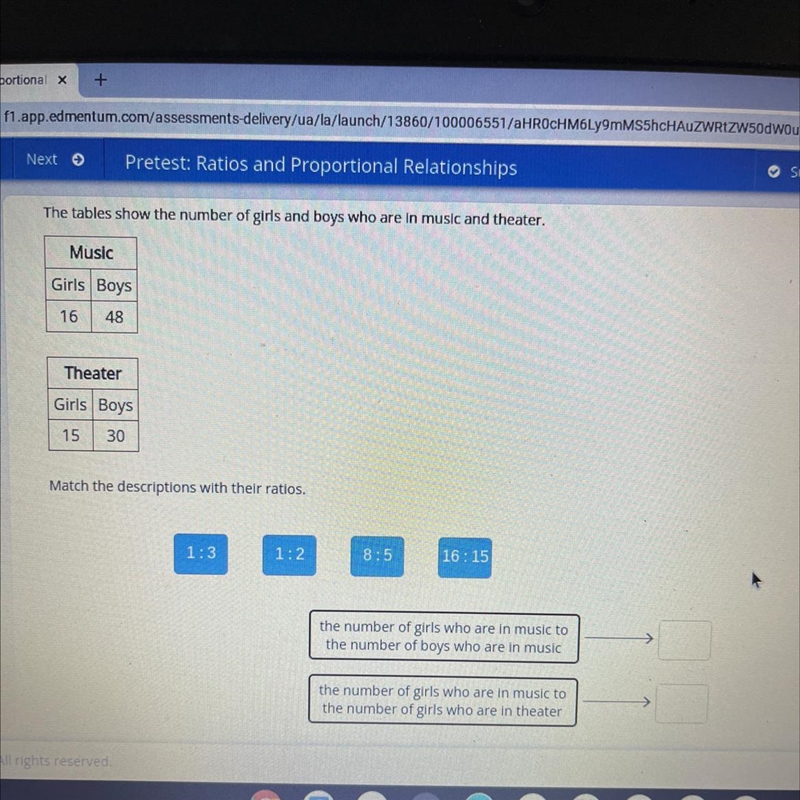 What are the correct ratios-example-1