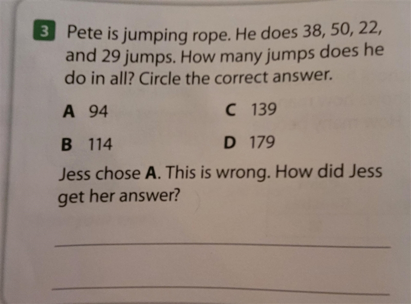 I know the answer is C but the part about Jess I can't seem to figure out-example-1