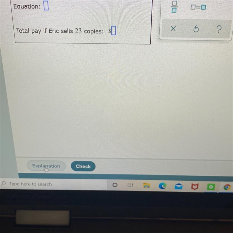 Eric is a software salesman. His base salary is 2300, and he makes an additional $90 for-example-1