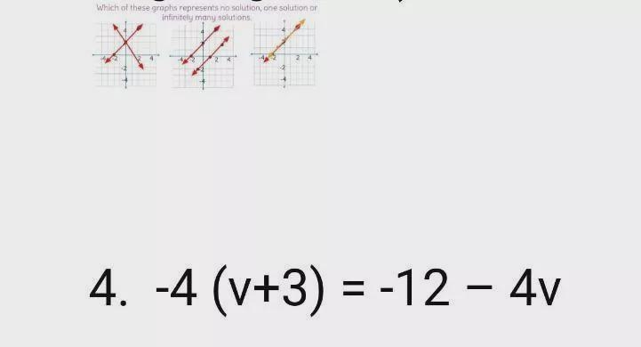 Identify the number of solution on the graphs below and tell what kind of lines they-example-1