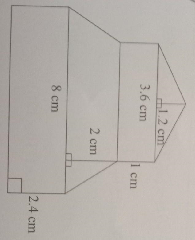 Find the area of following figures​-example-1