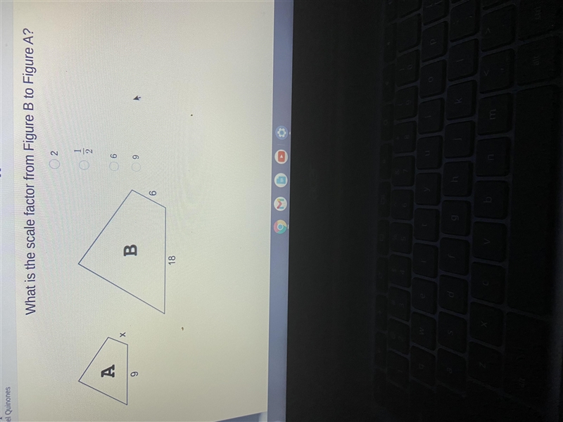 What is the scale factor from figure B to Figure A-example-1