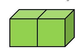 What is the volume of the figure below, which is composed of two cubes with side lengths-example-1