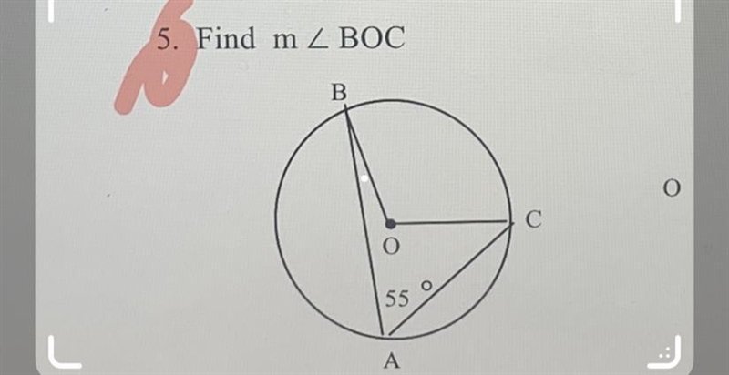 5. Find m< BOC please help-example-1