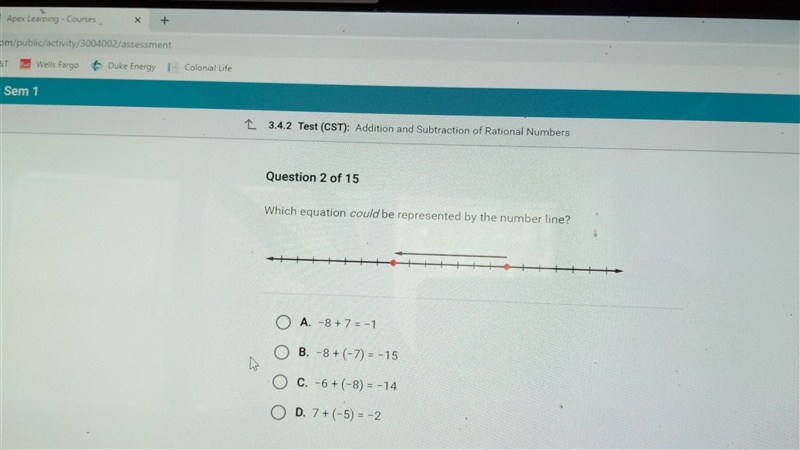 Which equation could be represented by the number line? HELP ASAP PLS-example-1