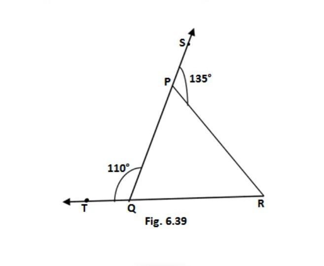 In fig. 6.39, side QP and RQ of ΔPQR are produced to points S and T respectively, if-example-1