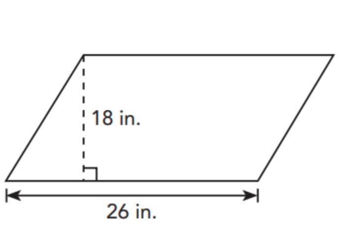 What is the area of each parallelogram? (in order)-example-2