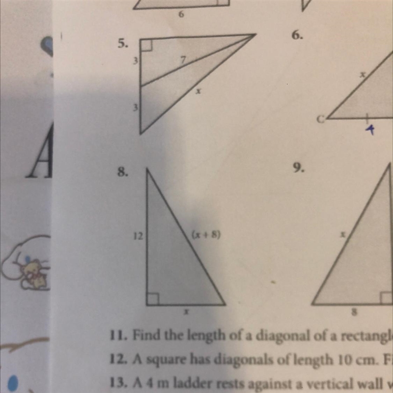 Solve for x. Question 8-example-1