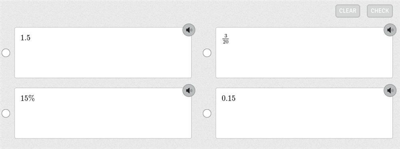 Which value is NOT equivalent to the other values?-example-1