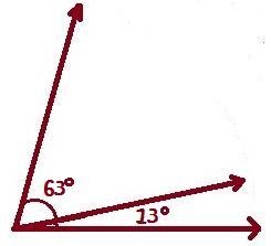 What is the sum of the angles in the image? A.66° B.86° C.76° D.50-example-1