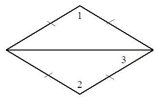 N the rhombus m ∠ 1 = 160 ° . What are m ∠ 2 and m ∠ 3 ? The diagram is not drawn-example-1