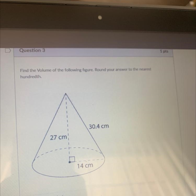 What is the Volume and Surface Area of the following figure?-example-1