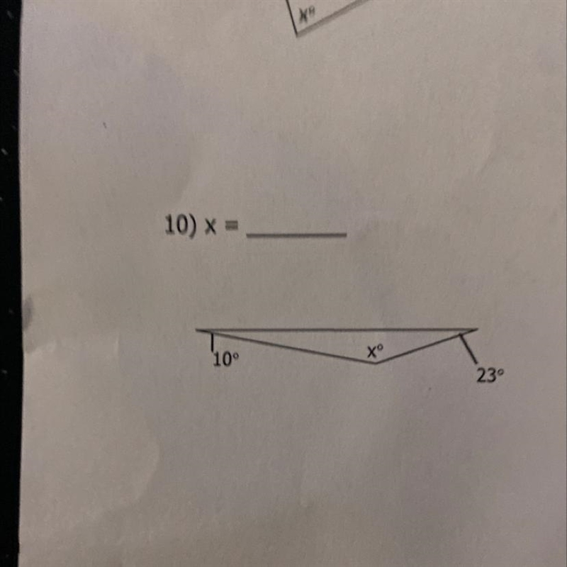 Find the value of x-example-1