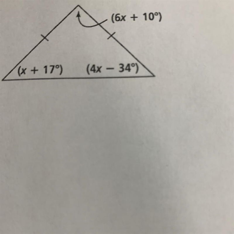 In the figure shown, what is the value of x?-example-1