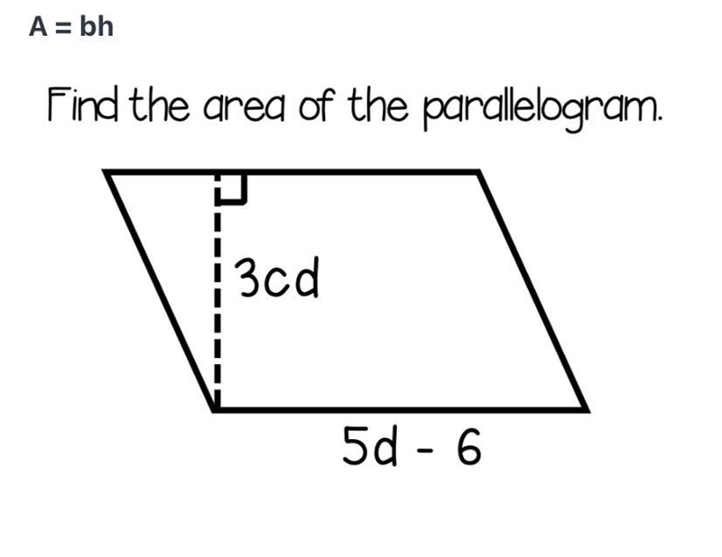 Find the area of the parallelogram-example-1