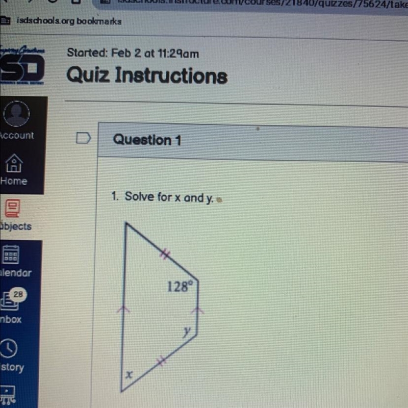 What is the answer for y and x-example-1