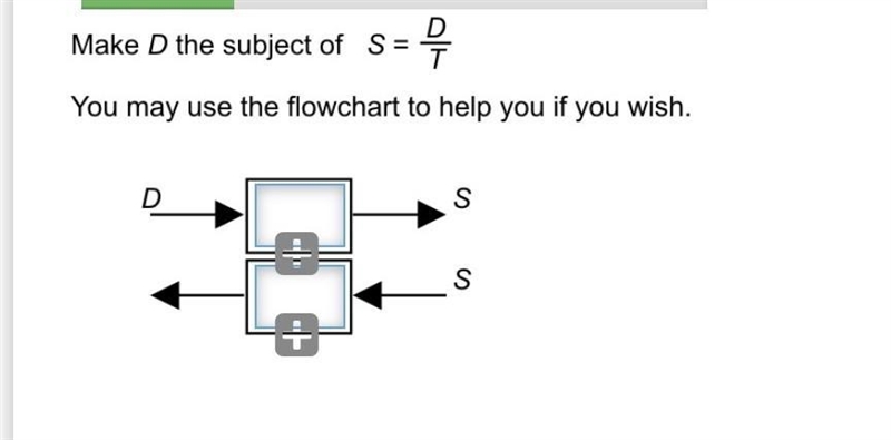 Make d the subject of s = d/t​-example-1