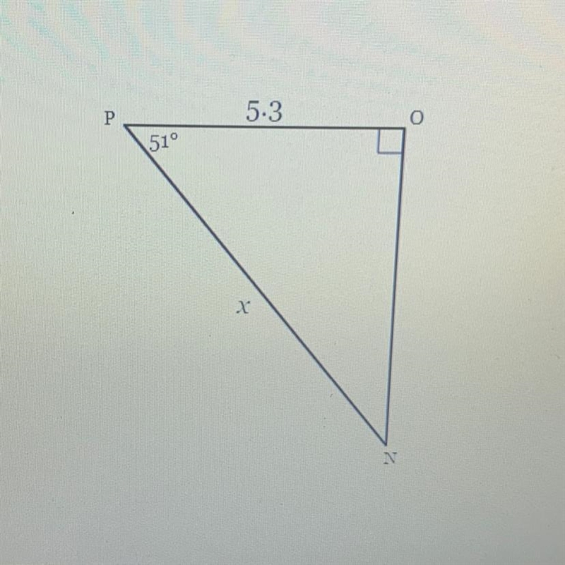 Solve for x. Round to the nearest tenth, if necessary-example-1