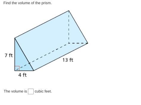 Helpppp guysssssss Find the volume of the prism.-example-1