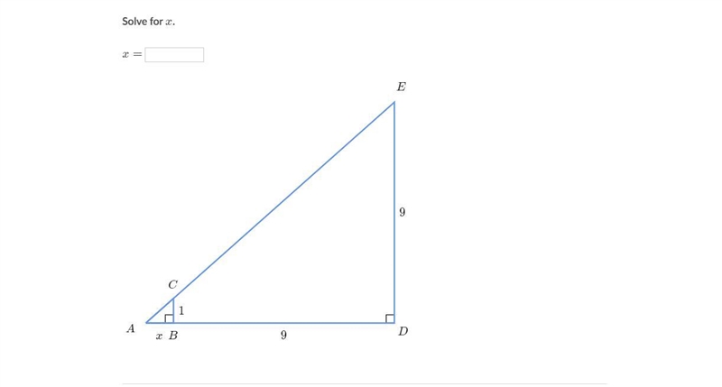 How to solve for x in this picture-example-1