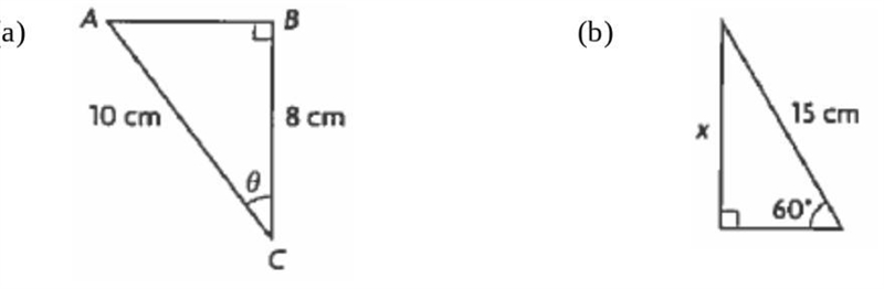 Determine the unknown length or angle measurement. Round each answer to the nearest-example-1