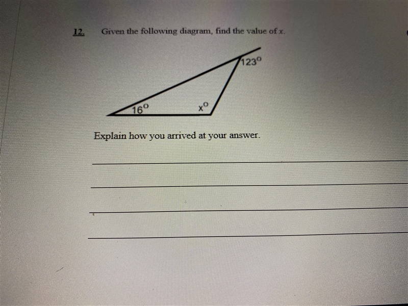 Given the following diagram, find the value of x-example-1