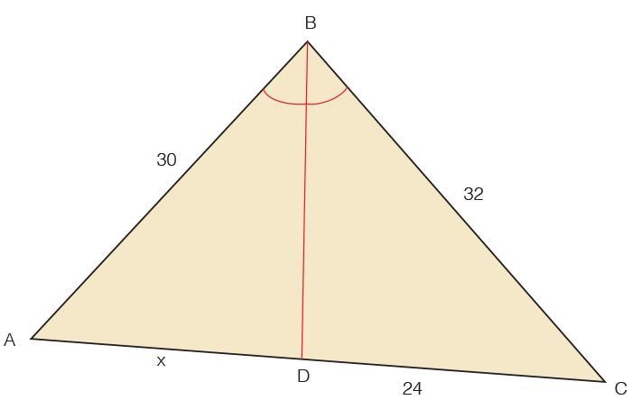 Find the value of x. (25 points!)-example-1