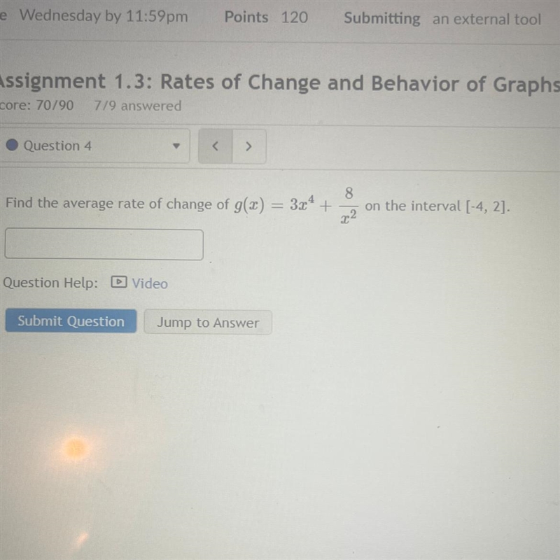 Find the average rate of change-example-1