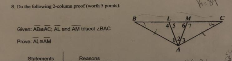 How do I prove <1 is congruent to <3? (Theorems/Posulates please!)-example-1