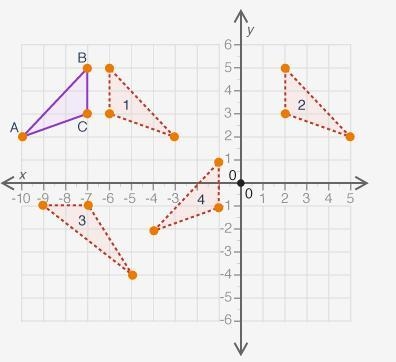 PLS HELP IM GIVING 25 POINTS The figure shows Triangle ABC and some of its transformed-example-1