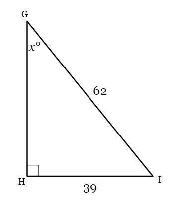 Solve for x. Round to the nearest tenth of a degree, if necessary.-example-1