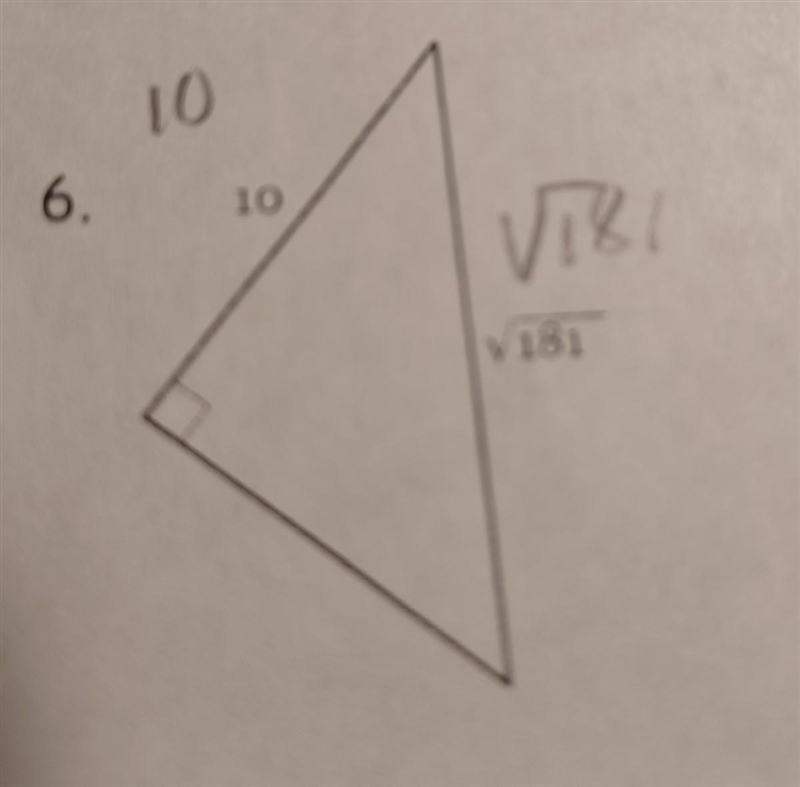 Solve using the pathagorean theorem​-example-1