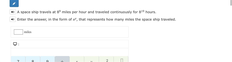 (50 points) A space ship travels at 8 9miles per hour and traveled continuously for-example-1