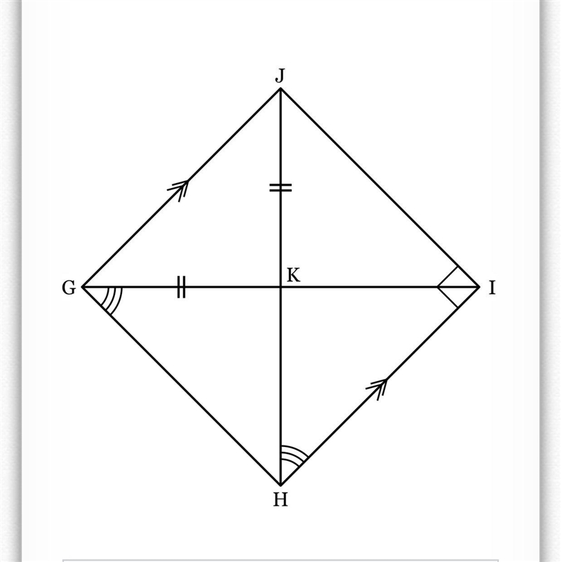 Identify two angles that are marked congruent to each other on the diagram below. (Diagram-example-1